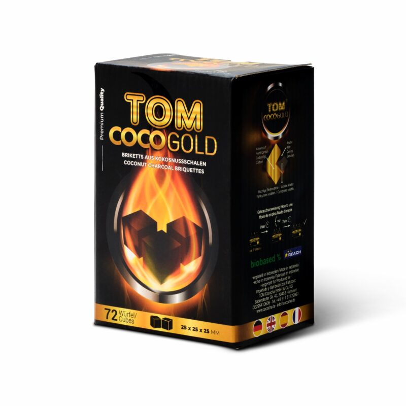 Tom Coco Coconut Charcoal Gold 25mm 1 kg