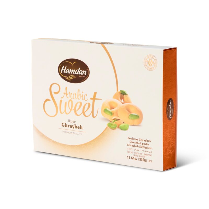 Hamdan Arabic Sweet Ghraybeh (12 x 330 gr.)